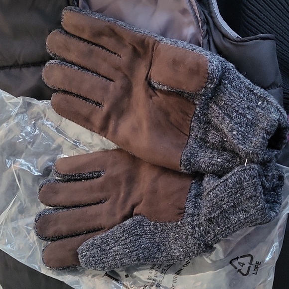 Jcrew gloves with leather palm - Picture 2 of 2